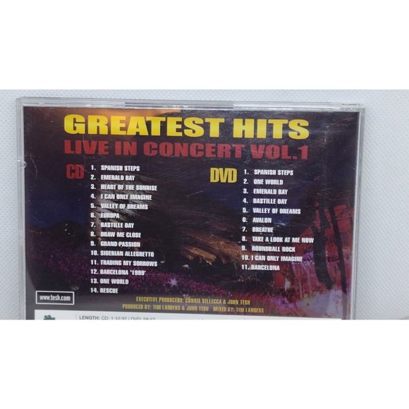 The John Tesh Greatest Hits Live In Concert Vol 1 CD/DVD Collection No Scratches - Picture 5 of 7